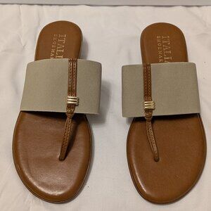 NEW Italian Beige Tan Sandals 6.5